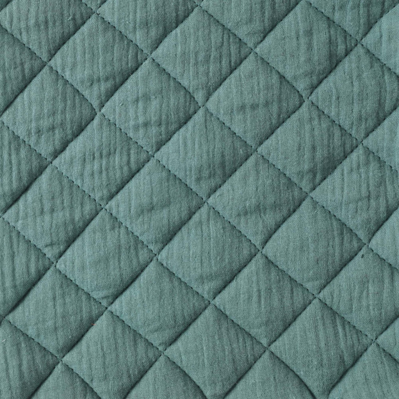 Quilted Double Gauze Eucalyptus